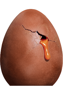 Golden Drip Caramel Egg
